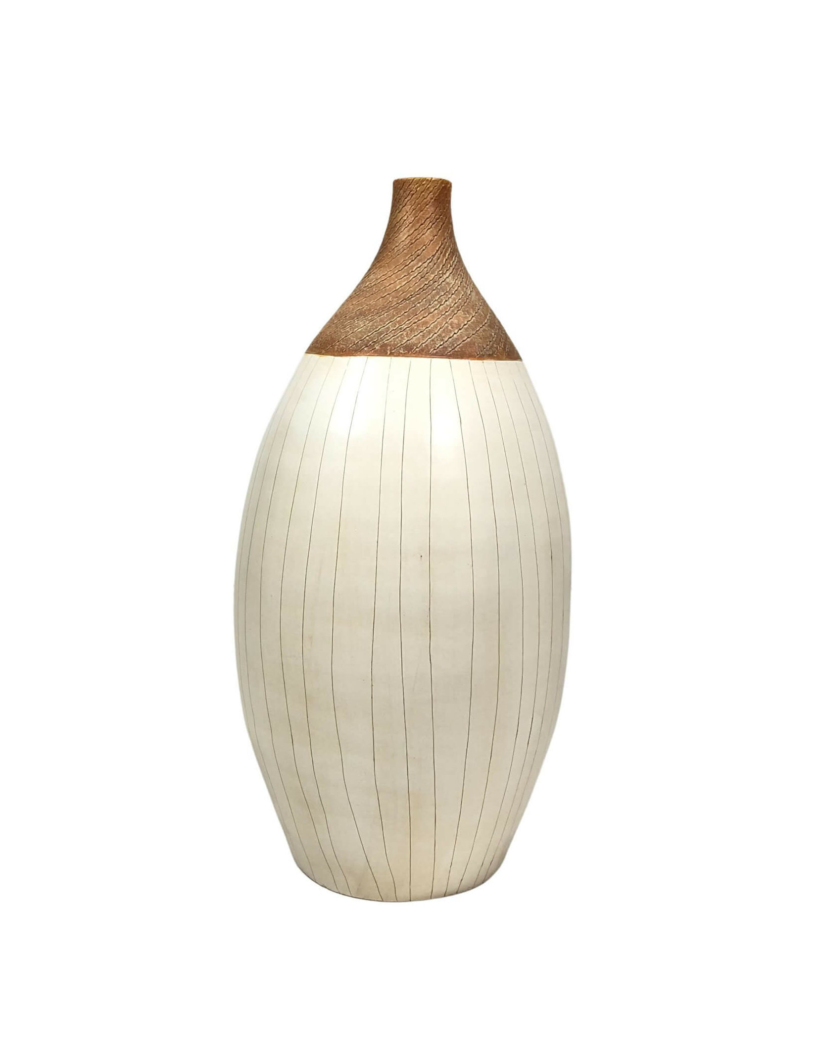 White-ceramic-floor-vase